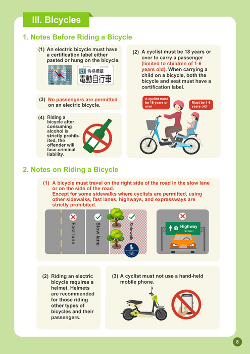 Notes on Traffic Safety for Foreigners in TaiwanImage