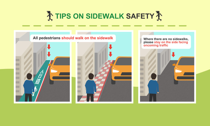 Pedestrian Road Using Knowledge! Safety Tips at IntersectionsImage