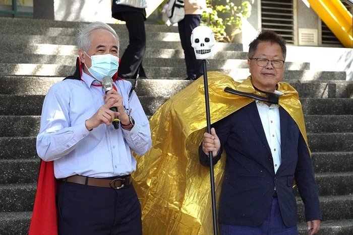 2024.10.23 Chung Hua University’s Halloween Fun Fest! International Students Show Their “Ghostly Looks” on the Runway for Cash PrizesImage